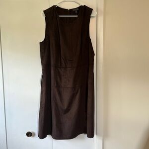 NWT The Limited Suede-feeling sleeveless shift dress